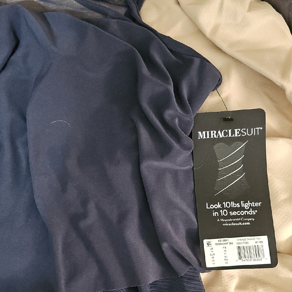 Miraclesuit Deep Blue Swimwear TOP